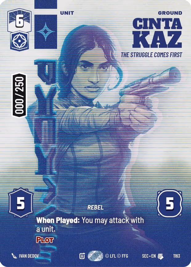 Cinta Kaz - The Struggle Comes First (Serialized) - Uncommon (1163)