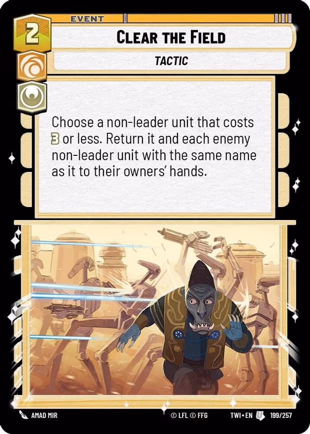 Clear the Field - Uncommon (199/257)