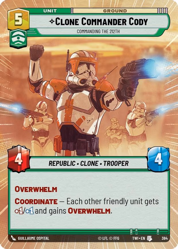 Clone Commander Cody - Commanding the 212th - Uncommon (384)