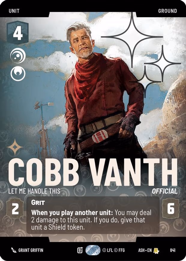 Cobb Vanth - Let Me Handle This - Rare (841)