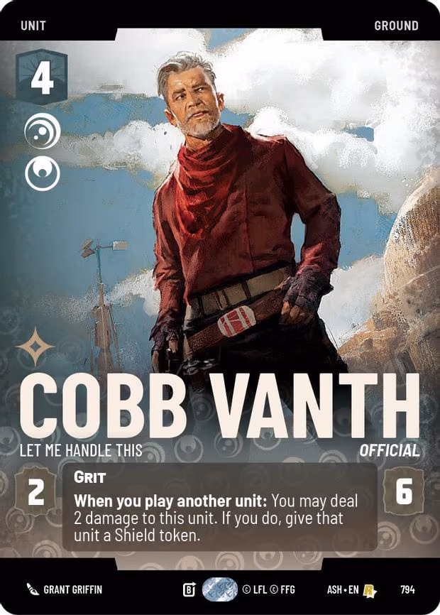 Cobb Vanth - Let Me Handle This (Prestige) - Rare (794)