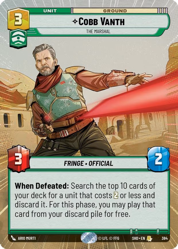Cobb Vanth - The Marshal - Rare (384)
