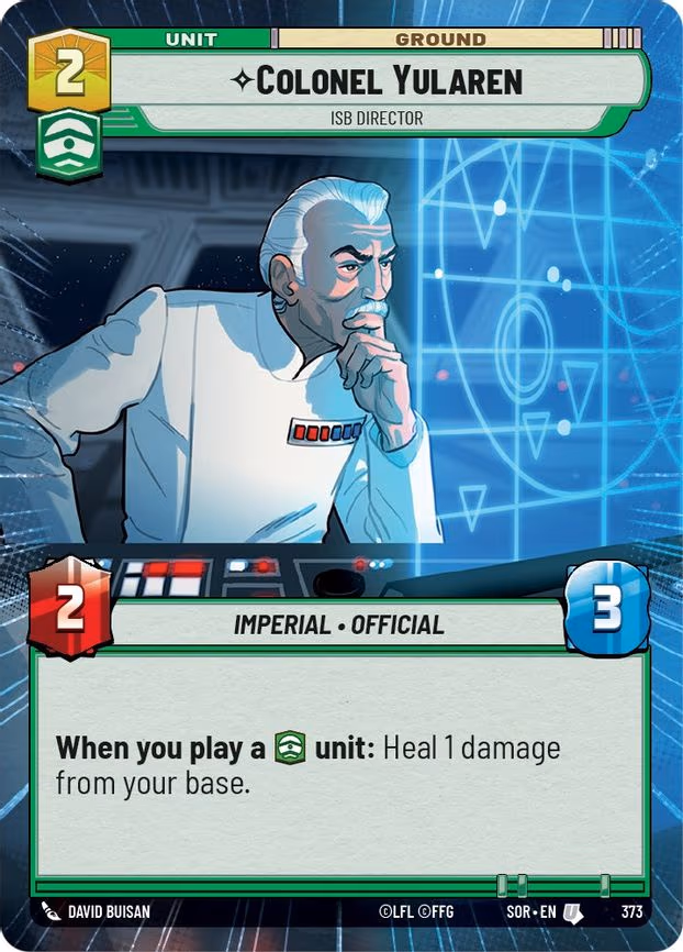 Colonel Yularen - ISB Director - Uncommon (373)