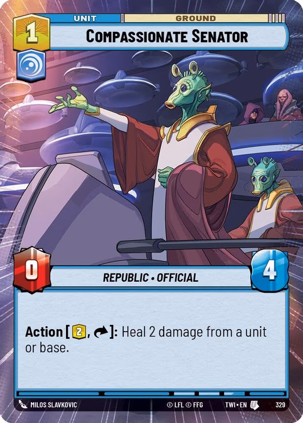 Compassionate Senator - Uncommon (329)