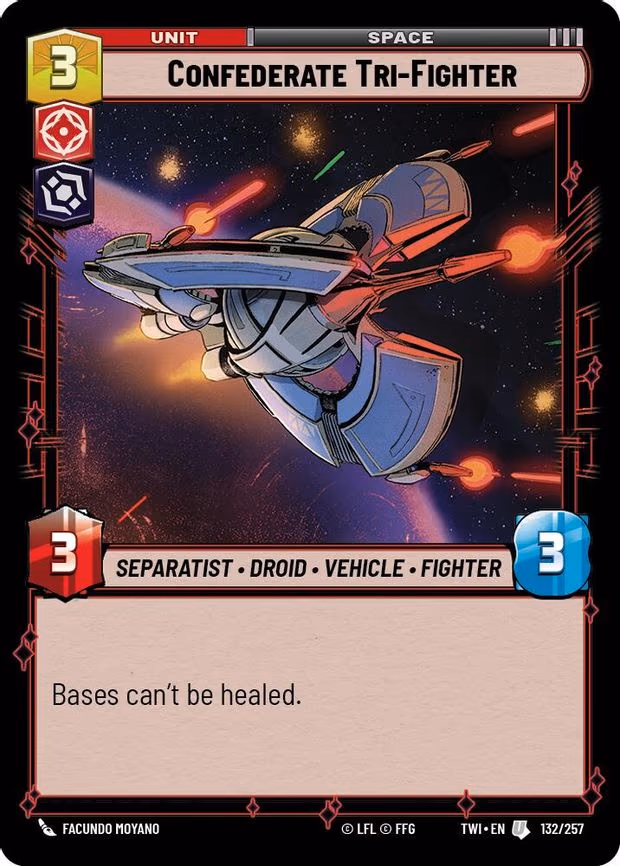 Confederate Tri-Fighter - Uncommon (132/257)