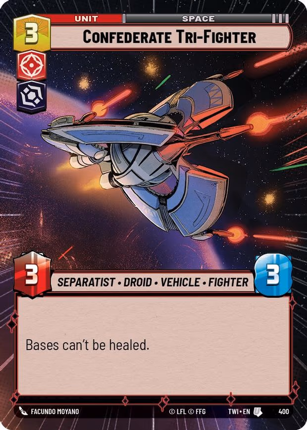 Confederate Tri-Fighter - Uncommon (400)