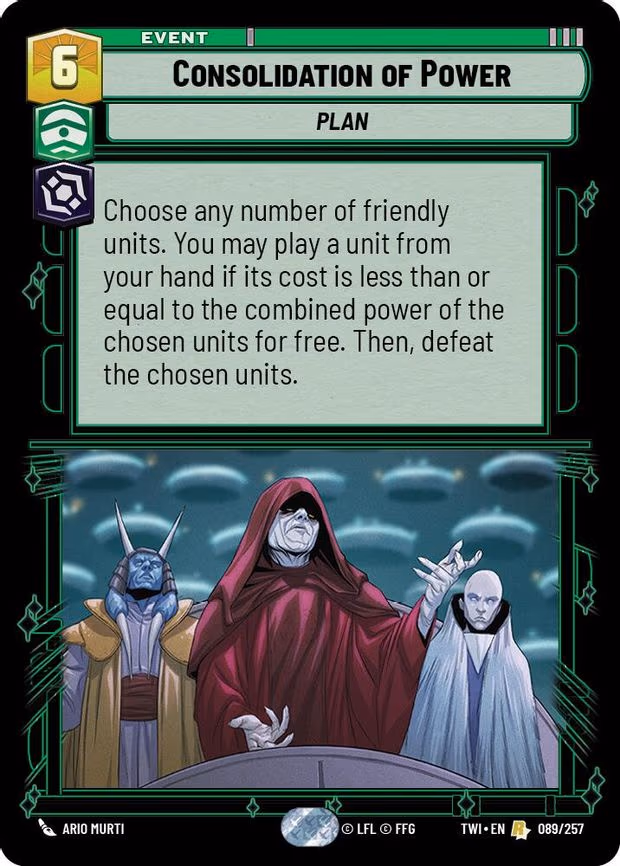 Consolidation of Power - Rare (089/257)