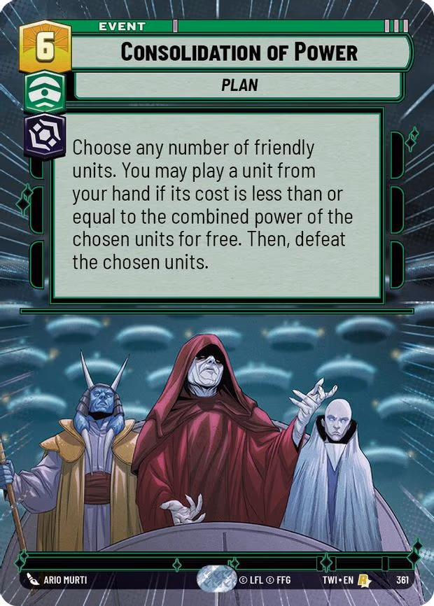 Consolidation of Power - Rare (361)