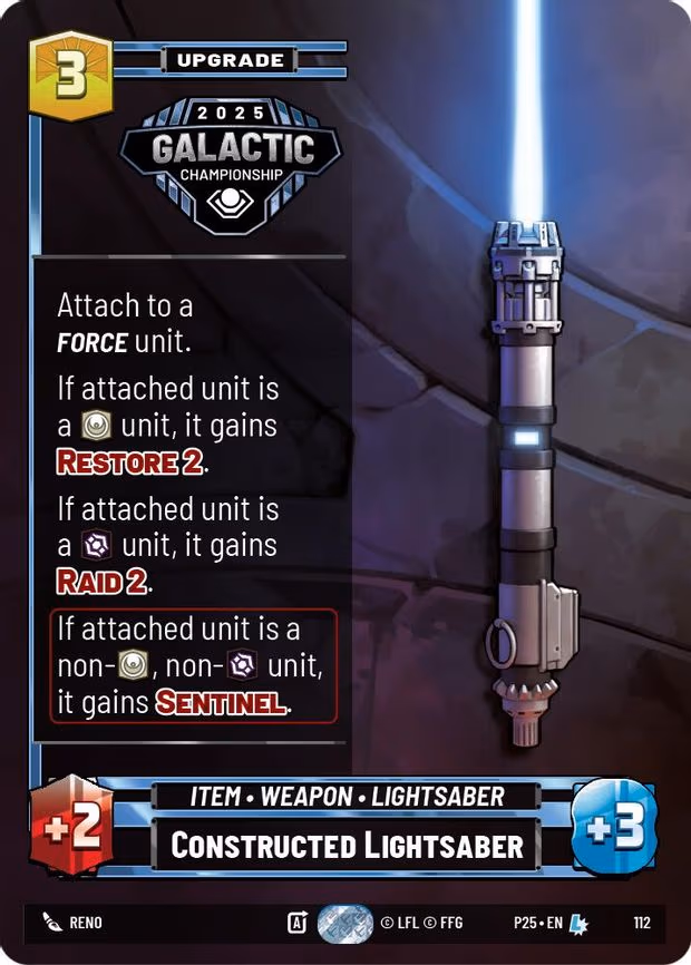 Constructed Lightsaber
