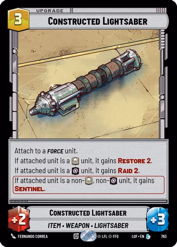 Constructed Lightsaber