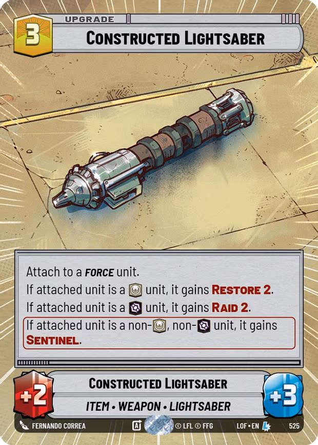 Constructed Lightsaber