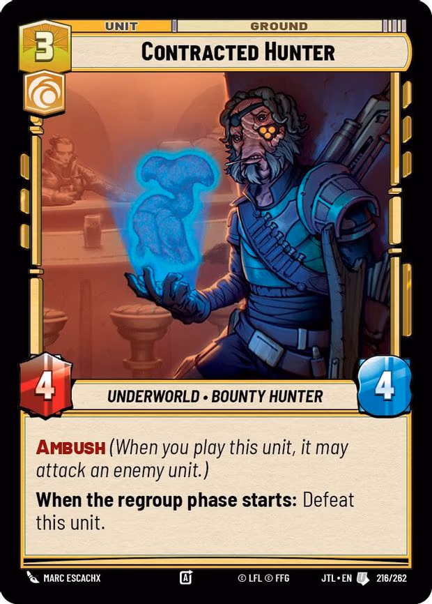 Contracted Hunter - Uncommon (216/262)