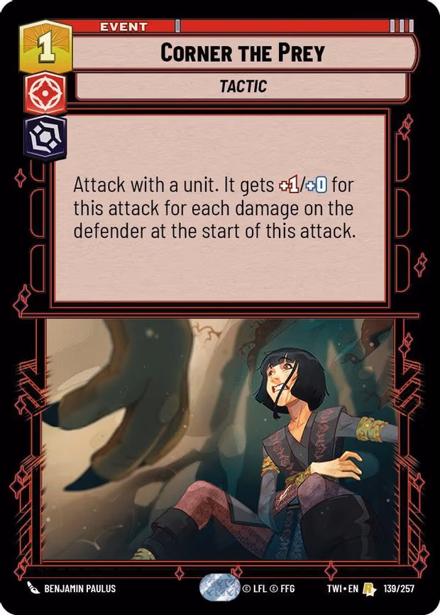 Corner the Prey - Rare (139/257)
