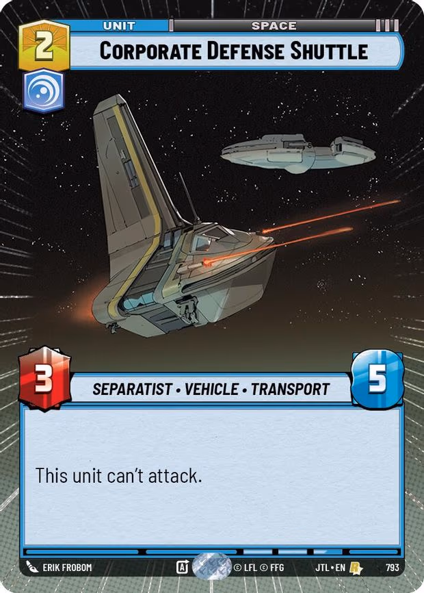 Corporate Defense Shuttle - Rare (793)