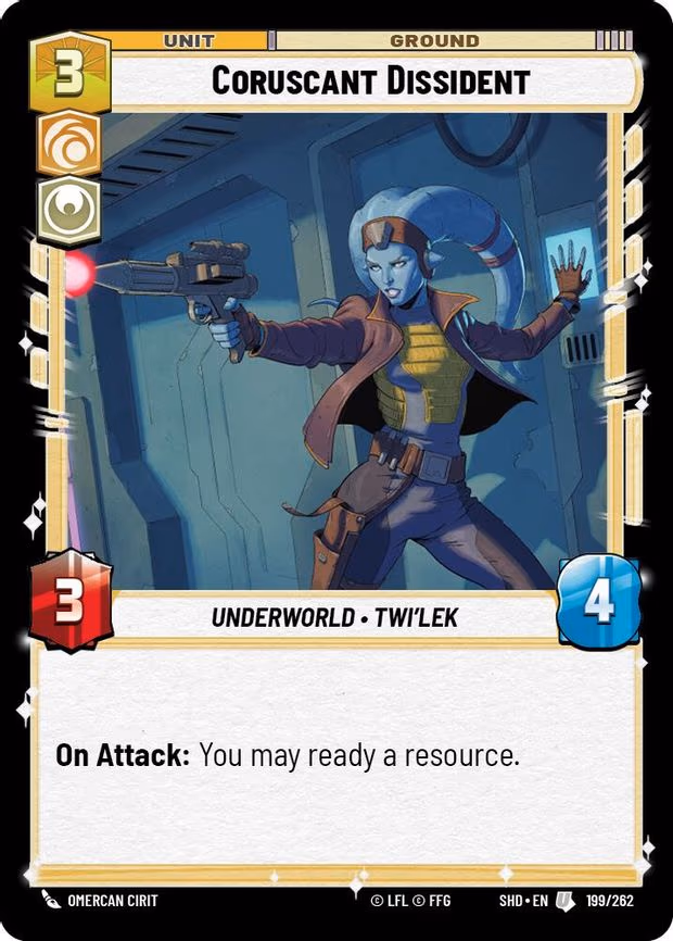 Coruscant Dissident - Uncommon (199/262)