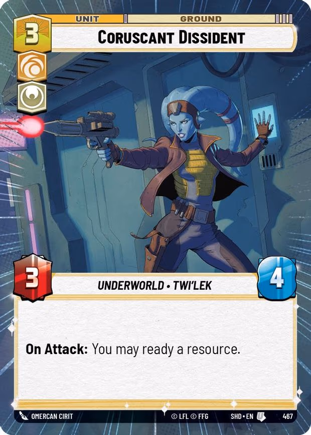 Coruscant Dissident - Uncommon (467)