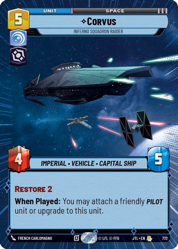Corvus - Inferno Squadron Raider - Rare (772)