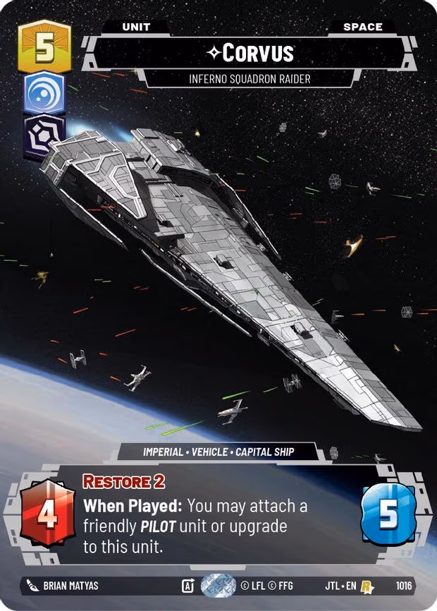 Corvus - Inferno Squadron Raider (Prestige) - Rare (1016)
