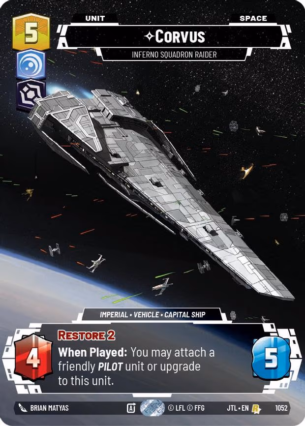 Corvus - Inferno Squadron Raider - Rare (1052)