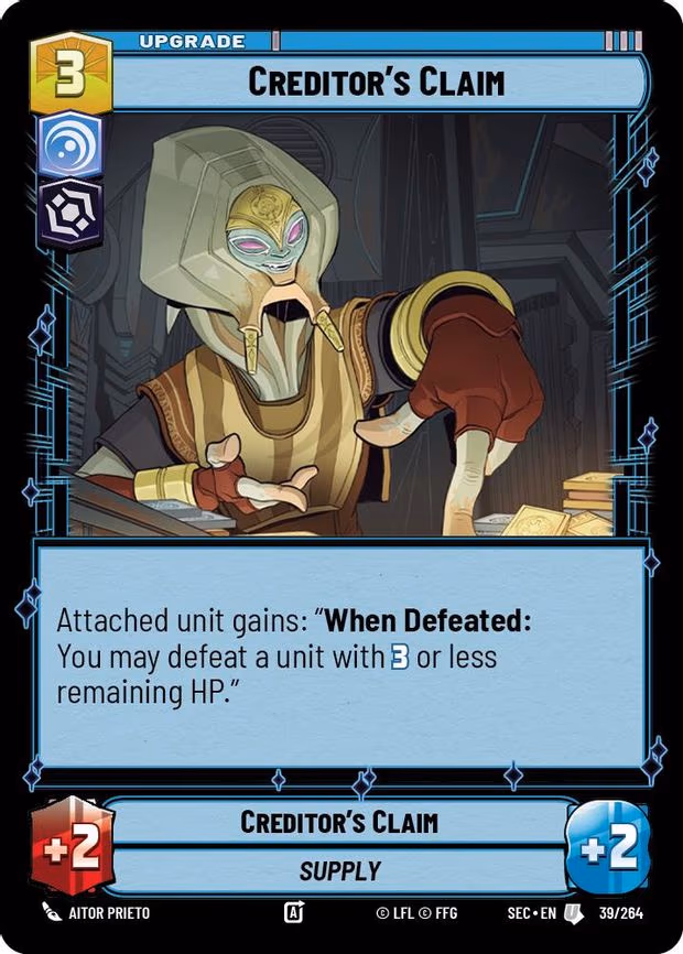 Creditor's Claim - Uncommon (39/264)
