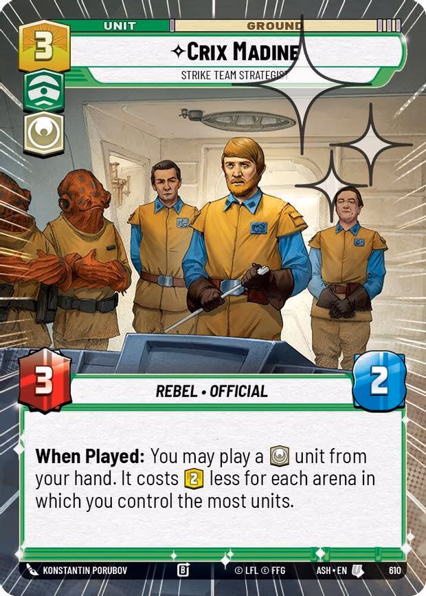 Crix Madine - Strike Team Strategist - Uncommon (610)