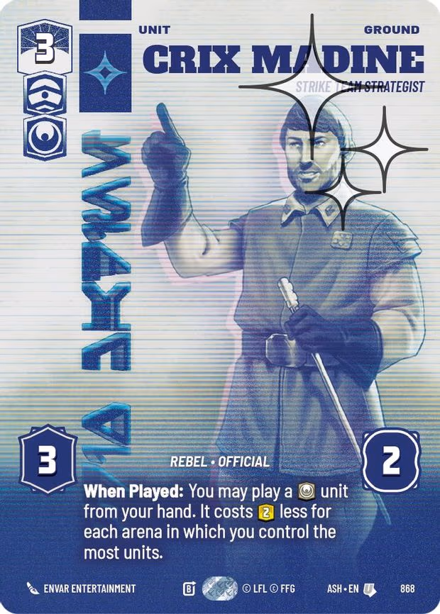 Crix Madine - Strike Team Strategist - Uncommon (868)