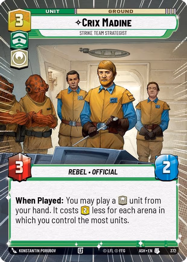 Crix Madine - Strike Team Strategist - Uncommon (372)