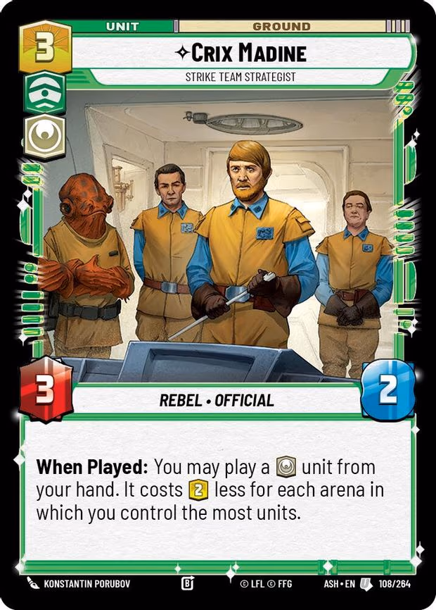 Crix Madine - Strike Team Strategist - Uncommon (108/264)