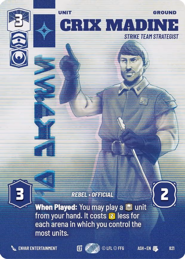 Crix Madine - Strike Team Strategist (Prestige) - Uncommon (821)