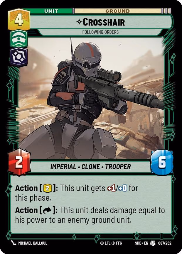 Crosshair - Following Orders - Uncommon (087/262)