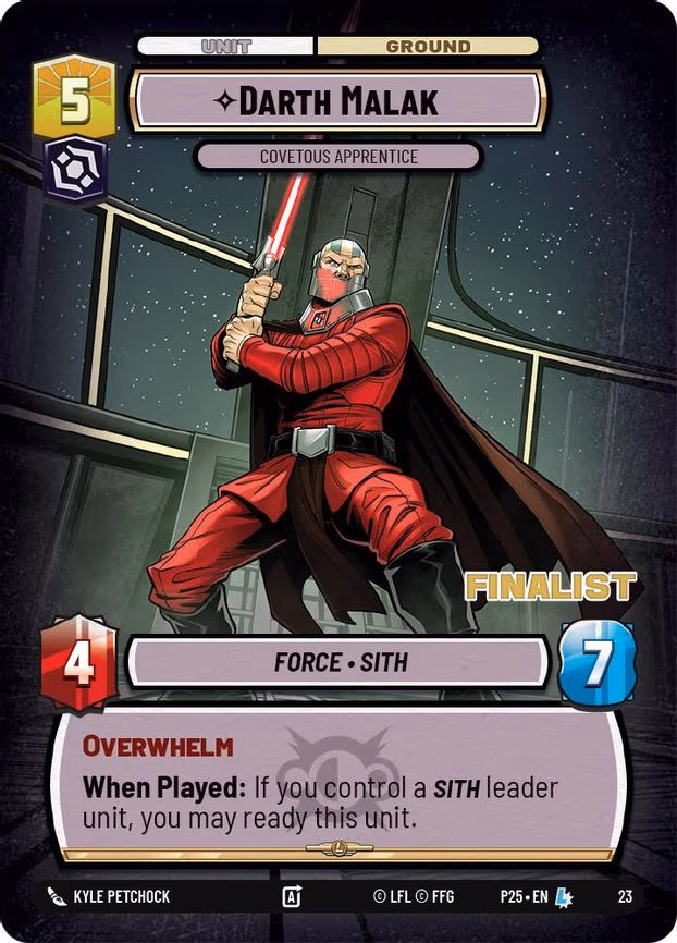 Darth Malak - Covetous Apprentice