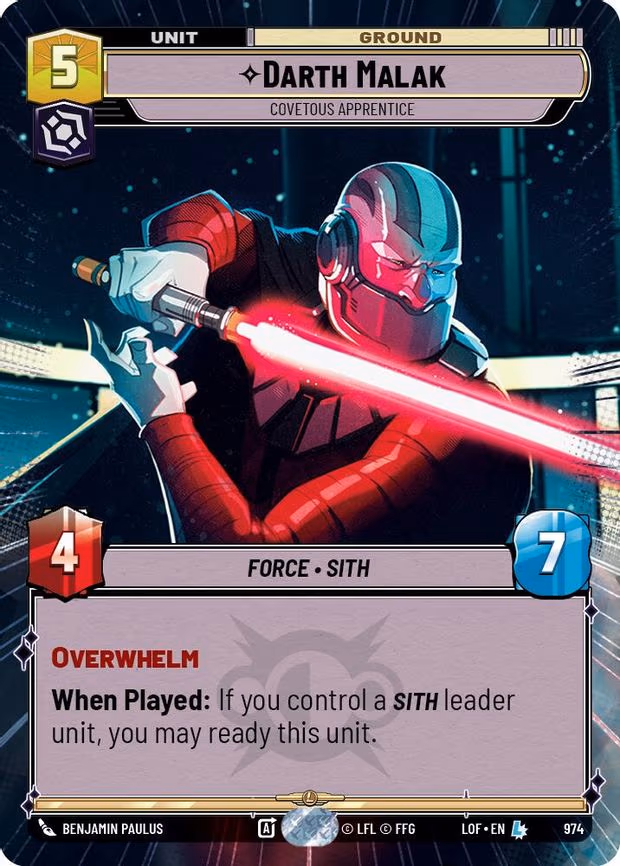 Darth Malak - Covetous Apprentice