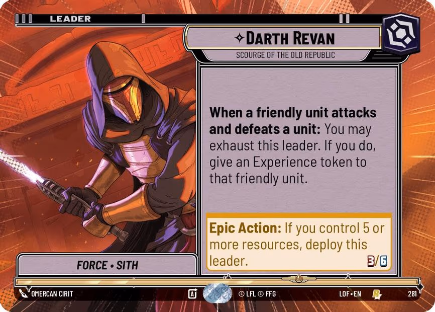 Darth Revan - Scourge of the Old Republic - Rare (281)
