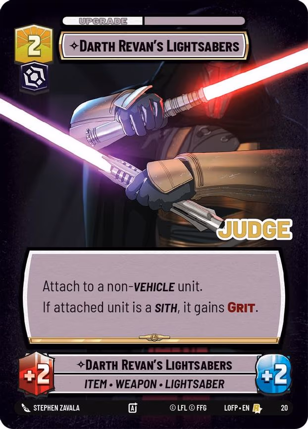 Darth Revan's Lightsabers