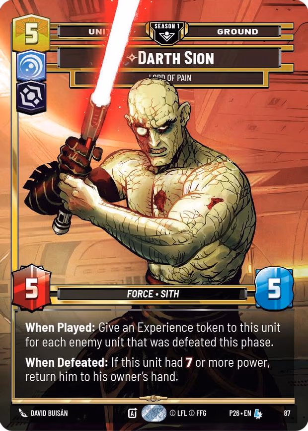 Darth Sion - Lord of Pain