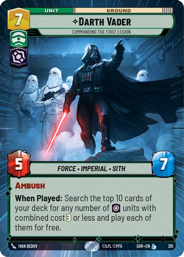Darth Vader - Commanding the First Legion