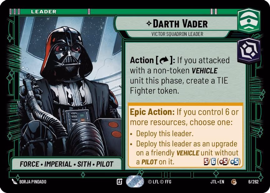 Darth Vader - Victor Squadron Leader - Common (006/262)