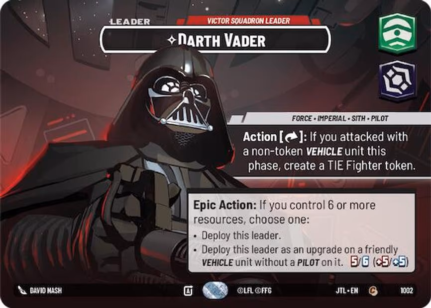 Darth Vader - Victor Squadron Leader - Common (1002)