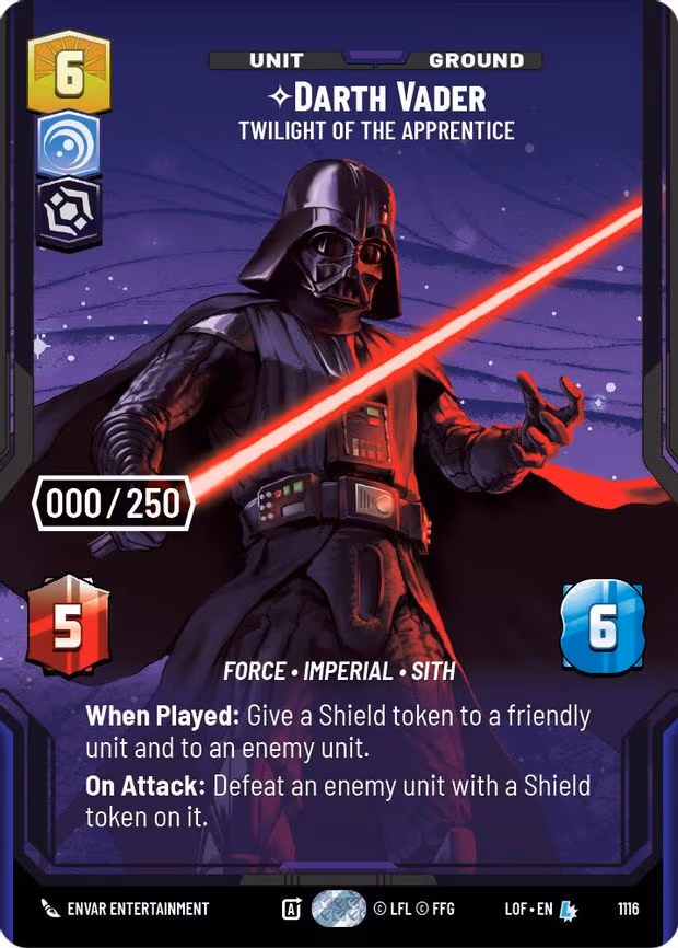Darth Vader - Twilight of the Apprentice (Serialized) - Legendary (1116)