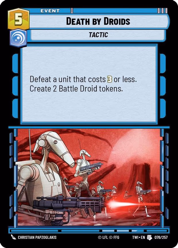 Death by Droids - Uncommon (076/257)
