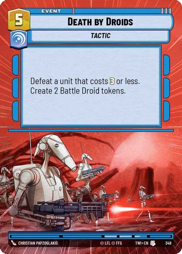 Death by Droids - Uncommon (349)