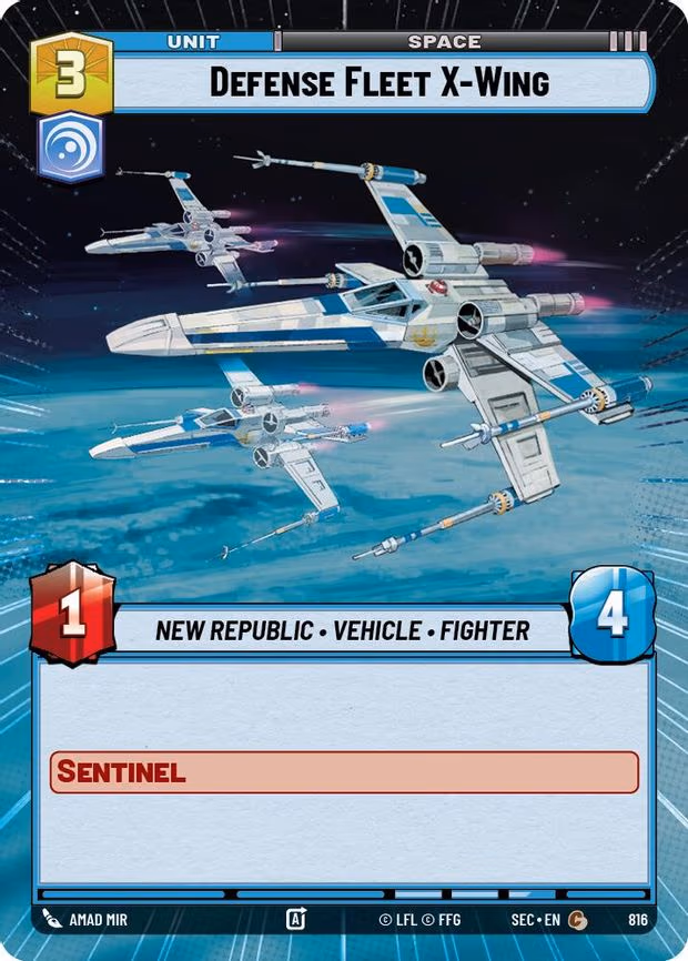 Defense Fleet X-Wing - Common (816)