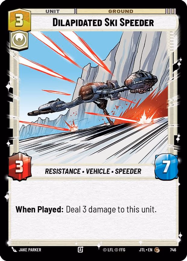Dilapidated Ski Speeder - Common (746)