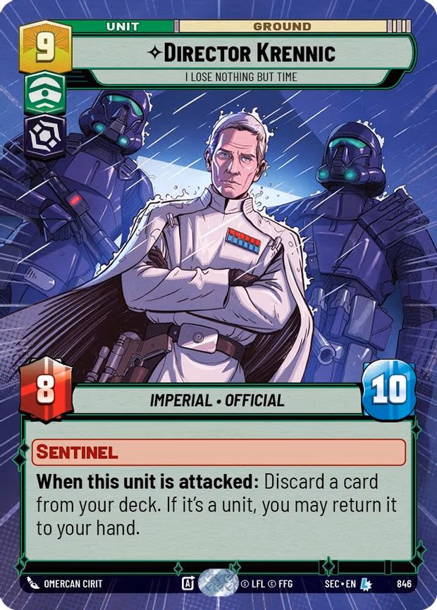 Director Krennic - I Lose Nothing But Time - Legendary (846)