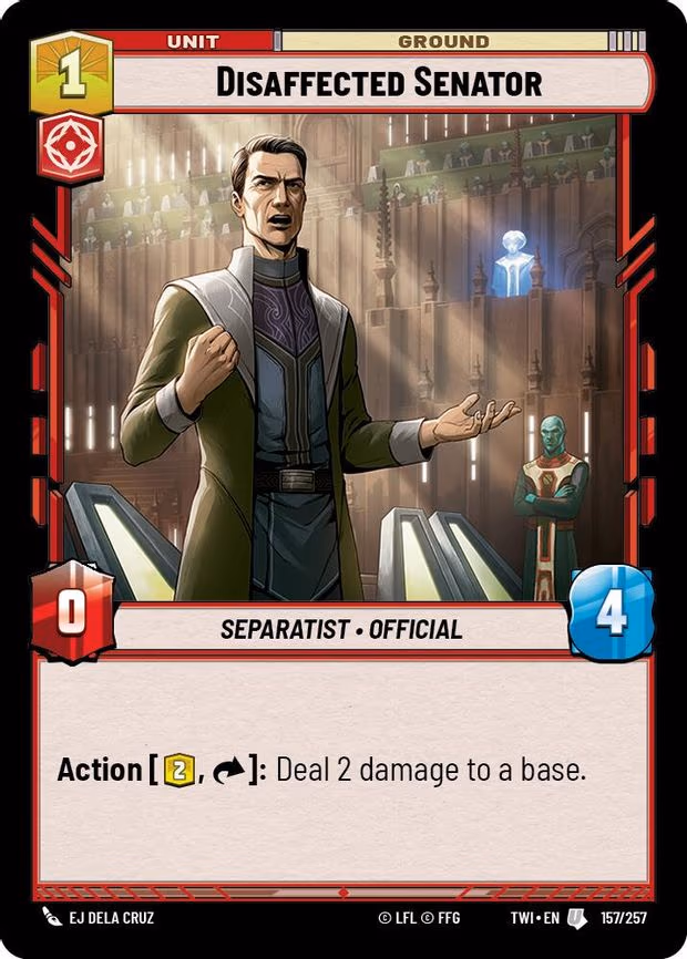 Disaffected Senator - Uncommon (157/257)