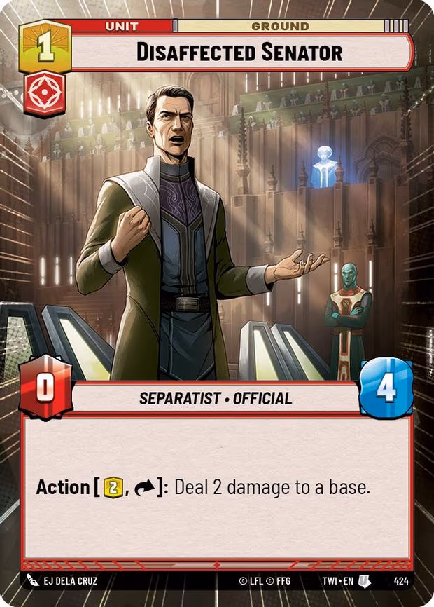 Disaffected Senator - Uncommon (424)