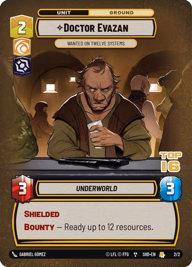 Doctor Evazan - Wanted on Twelve Systems - Rare (2/2)
