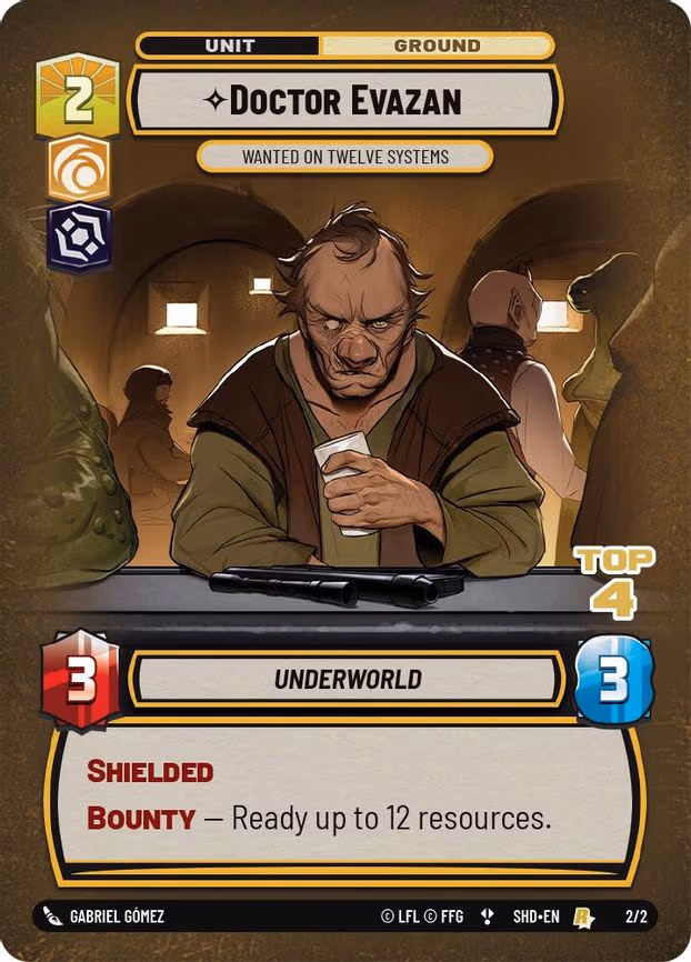 Doctor Evazan - Wanted on Twelve Systems - Rare (2/2)