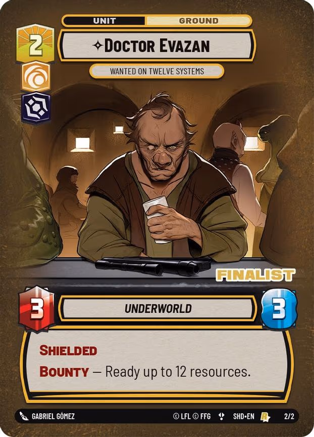Doctor Evazan - Wanted on Twelve Systems - Rare (2/2)