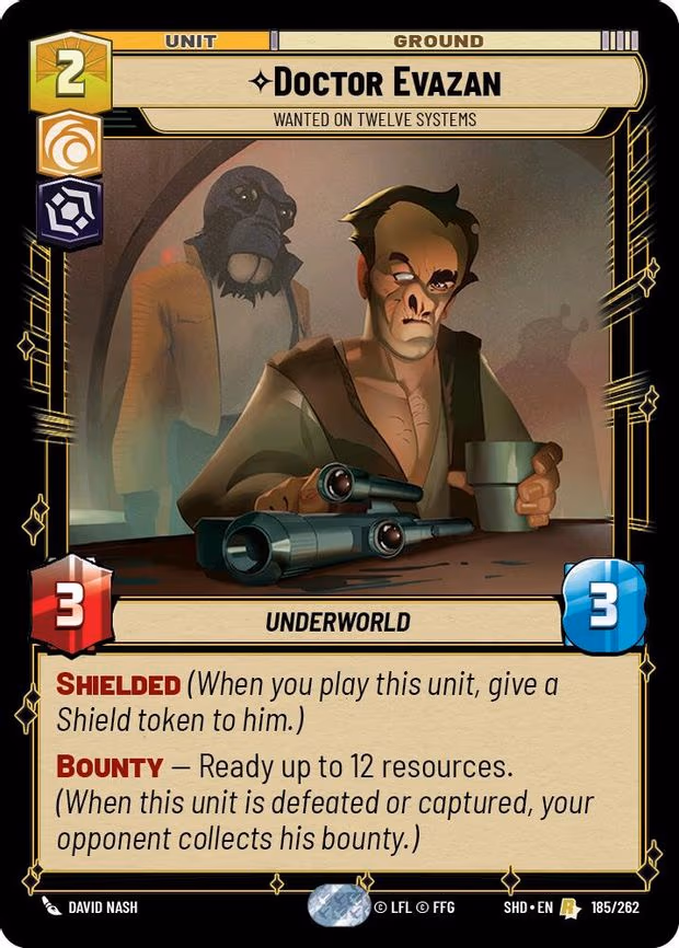 Doctor Evazan - Wanted on Twelve Systems - Rare (185/262)